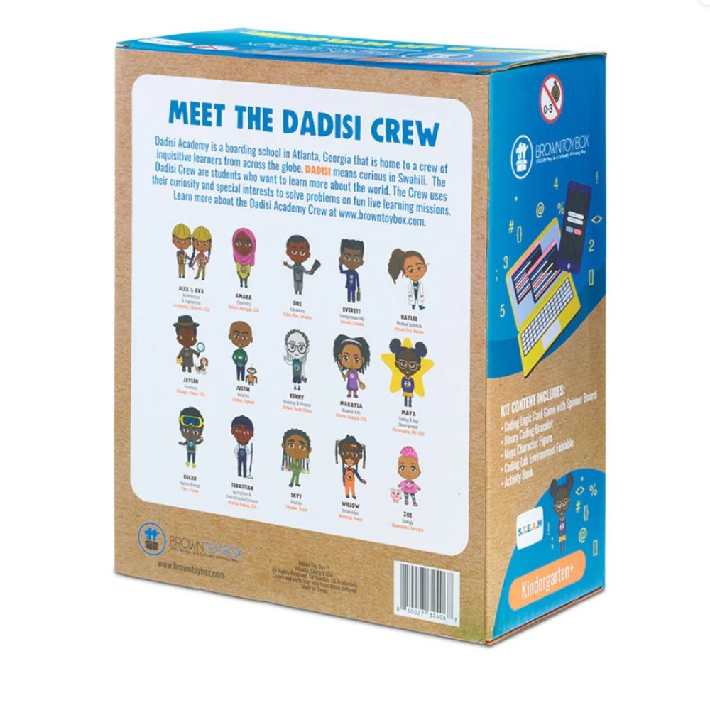 NEW Brown Toy Box Coding and App Development Steam Kit/Kids Coding Activity Box - Picture 2 of 10